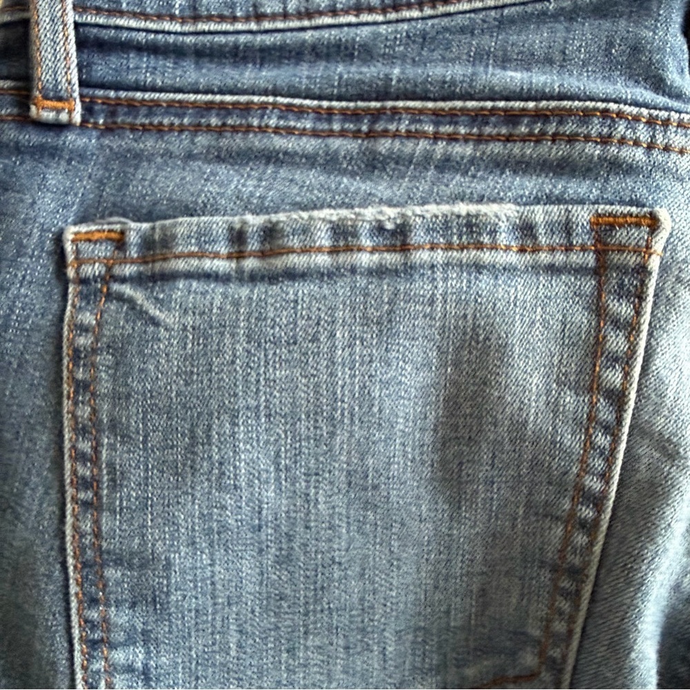 LOFT Modern Skinny Jeans Womens 27/4 Blue Medium Wash Distressed Denim 27x28.5 - Picture 11 of 11